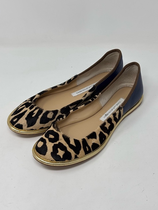 Diane Von Furstenberg Shoes - Diane Von Furstenberg Real Calf Hair Animal Print Flats Size 6.5